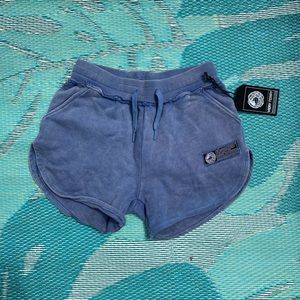 NWT Alphabets Very Terry Shorts in Celestial Blue